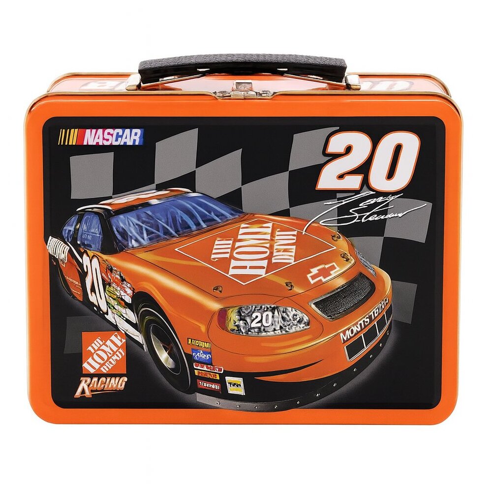 NWOT Tony Stewart #20 NASCAR Home Depot Metal Lunchbox Collectible